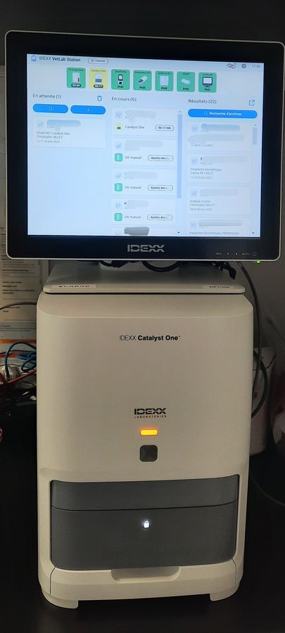 L’analyseur de biochimie Idexx Catalyst